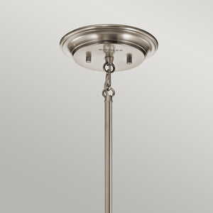 Elstead Lighting - KL-WAVERLY-MP-CLP - Kichler Pendant from the Waverly range. Waverly 1 Light Mini Pendant Product Code = KL-WAVERLY-MP-CLP