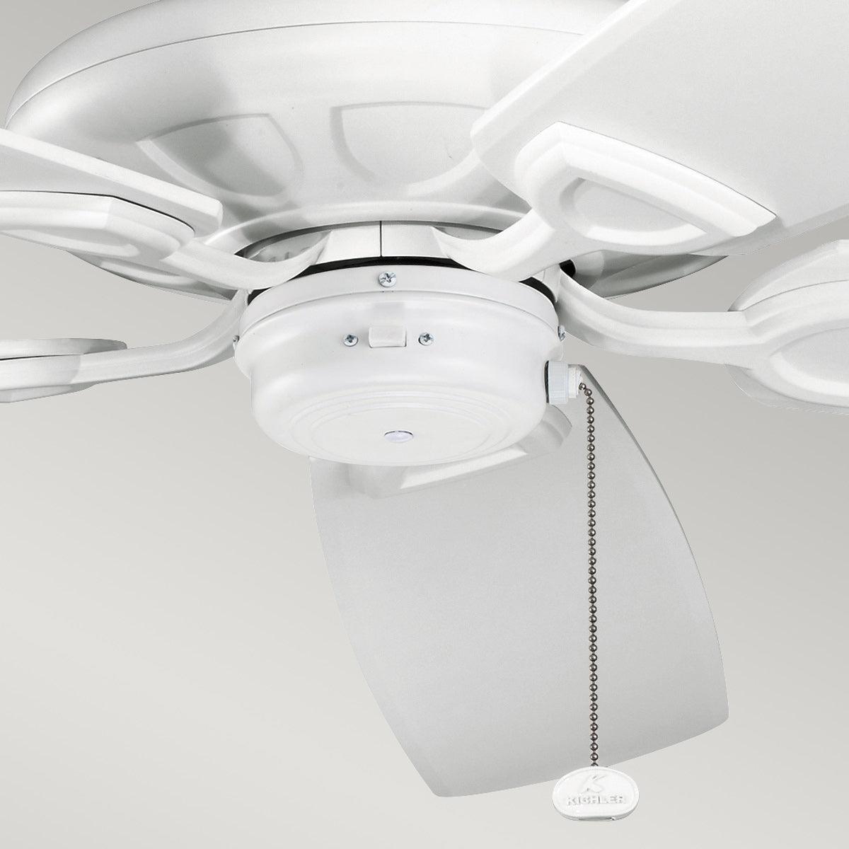 Elstead Lighting - KLF-KEVLAR-60-WHT - Kichler Ceiling Fan Kevlar - 60in / 152cm Fan - Matte White part Number = KLF-KEVLAR-60-WHT