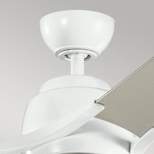 Elstead Lighting - KLF-ZEUS-60-WHT - Kichler Ceiling Fan Zeus - 60in / 152cm Fan - White part Number = KLF-ZEUS-60-WHT