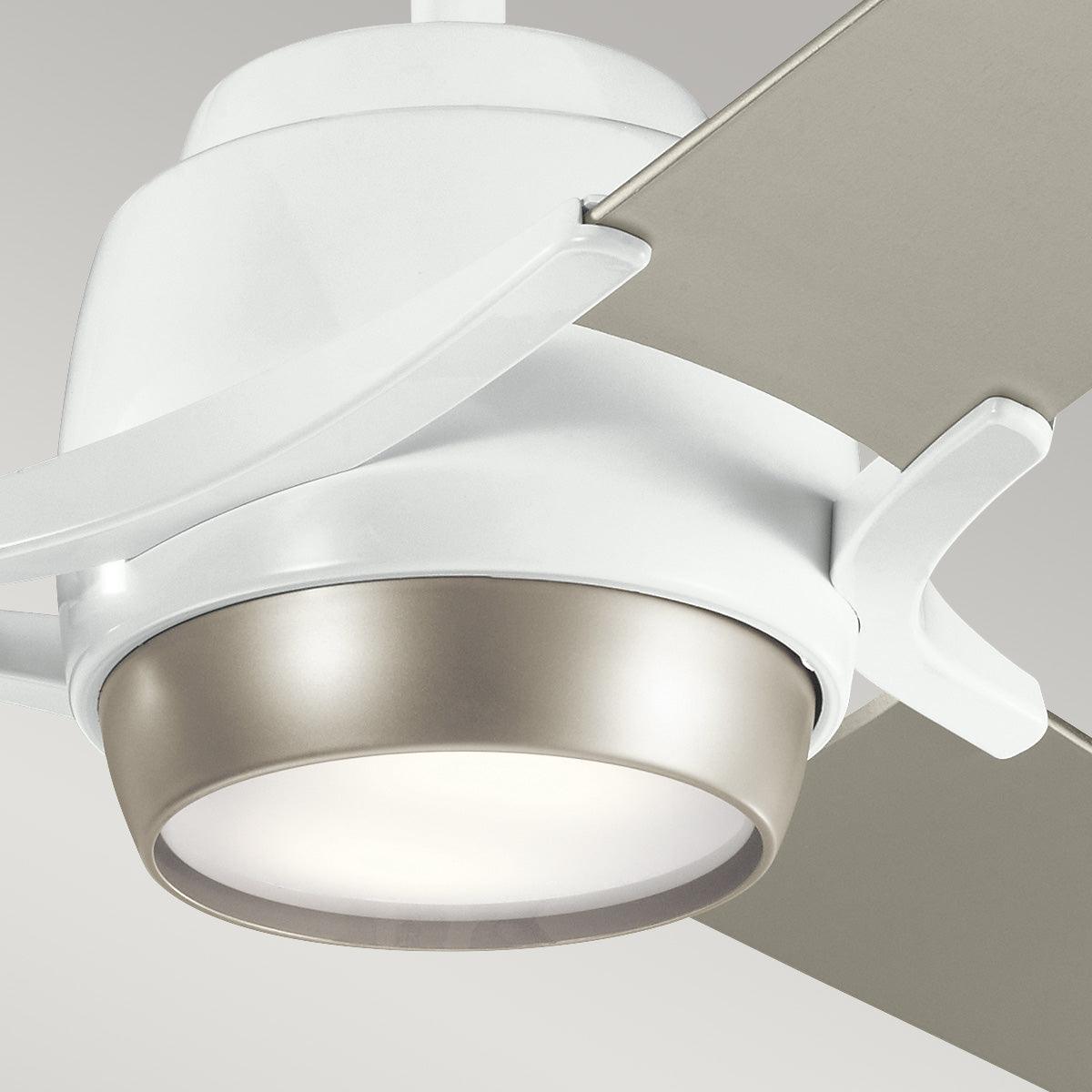 Elstead Lighting - KLF-ZEUS-60-WHT - Ceiling Fans