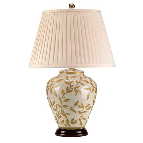 Elstead Lighting - LEAVES-BR-GL-TL - Elstead Lighting Table Lamp from the Leaves Brown Gold range. Leaves Brown Gold 1 Light Table Lamp Product Code = LEAVES-BR-GL-TL