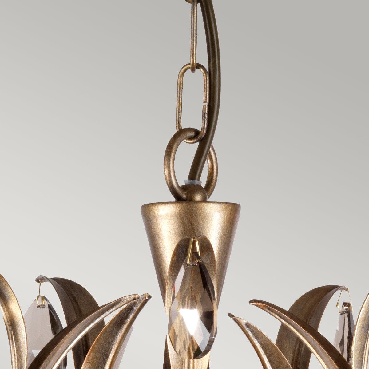 Elstead Lighting - LL5-ANT-BRZ - Elstead Lighting Chandelier from the Lily range. Lily 5 Light Chandelier Product Code = LL5-ANT-BRZ