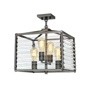 Elstead Lighting - LOUVRE-4P - Pendant