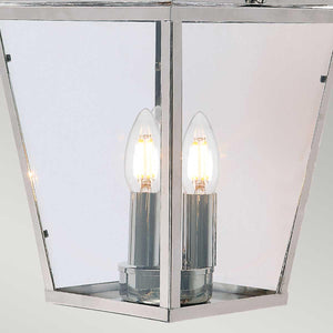 Elstead Lighting - MANSION-HOUSE8-PN - Elstead Lighting Outdoor Hanging from the Mansion House range. Mansion House 3 Light Chain Lantern Product Code = MANSION-HOUSE8-PN