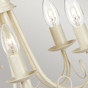 Elstead Lighting - MN5-IV-GOLD - Elstead Lighting Chandelier from the Minster range. Minster 5 Light Chandelier Product Code = MN5-IV-GOLD