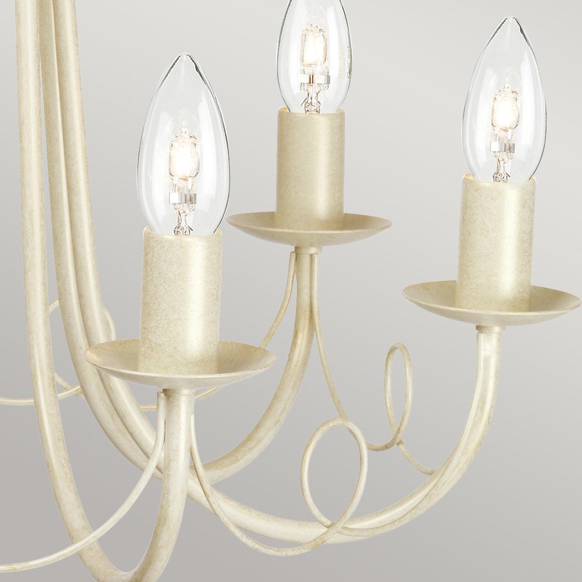 Elstead Lighting - MN6-IV-GOLD - Elstead Lighting Chandelier from the Minster range. Minster 6 Light Chandelier Product Code = MN6-IV-GOLD