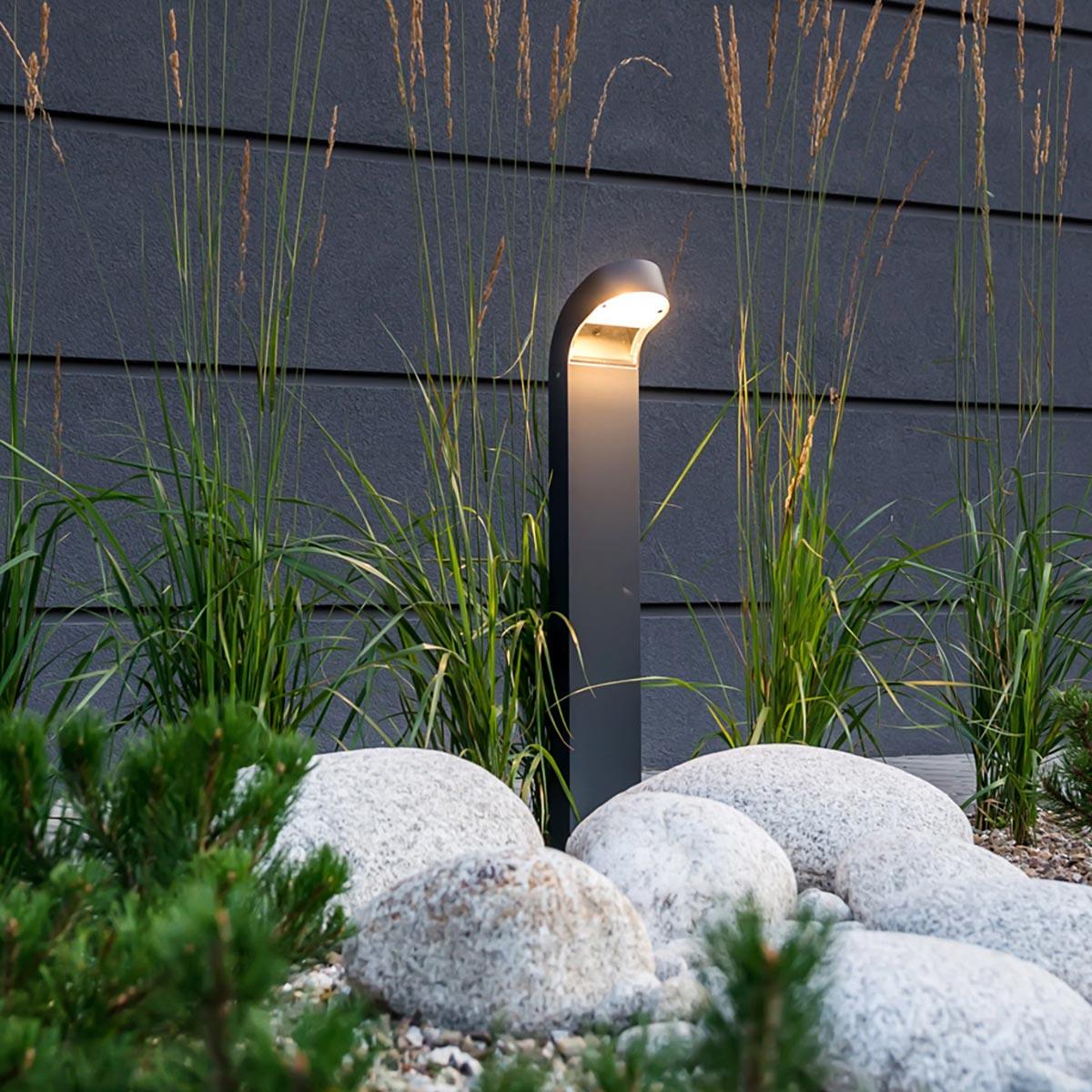 Elstead Lighting - MOLDE-GRA - Norlys Bollard from the Molde range. Molde LED Bollard Product Code = MOLDE-GRA