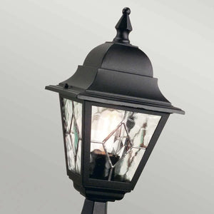 Elstead Lighting - NR3-BLK - Pedestal Lantern