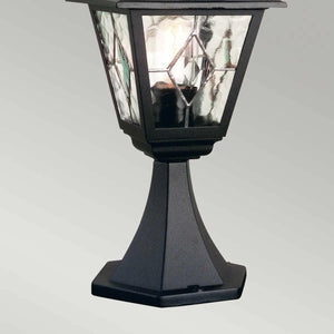 Elstead Lighting - NR3-BLK - Pedestal Lantern