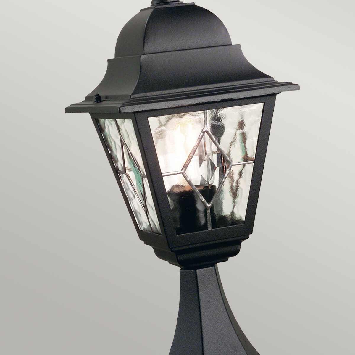 Elstead Lighting - NR3-BLK - Pedestal Lantern