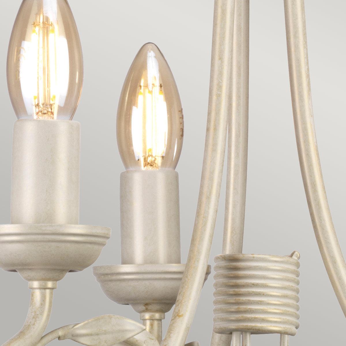 Elstead Lighting - OV3-IVORY-GOLD - Elstead Lighting Chandelier from the Olivia range. Olivia 3 Light Chandelier Product Code = OV3-IVORY-GOLD