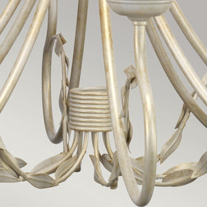 Elstead Lighting - OV8-IVORY-GOLD - Elstead Lighting Chandelier from the Olivia range. Olivia 8 Light Chandelier Product Code = OV8-IVORY-GOLD