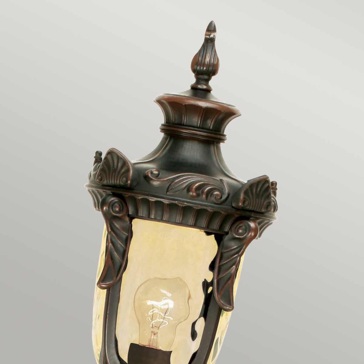 Elstead Lighting - PH4-M-OB - Elstead Lighting Pillar Lantern from the Philadelphia range. Philadelphia 1 Light Medium Pillar Product Code = PH4-M-OB