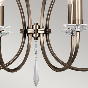 Elstead Lighting - PM6-DB - Elstead Lighting Chandelier from the Pimlico range. Pimlico 6 Light Chandelier - Dark Bronze Product Code = PM6-DB