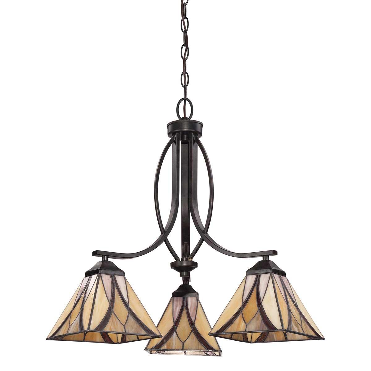 Elstead Lighting - QZ-ASHEVILLE3 - Quoizel Chandelier from the Asheville range. Asheville 3 Light Chandelier Product Code = QZ-ASHEVILLE3