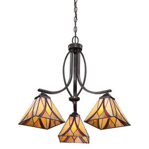 Elstead Lighting - QZ-ASHEVILLE3 - Quoizel Chandelier from the Asheville range. Asheville 3 Light Chandelier Product Code = QZ-ASHEVILLE3