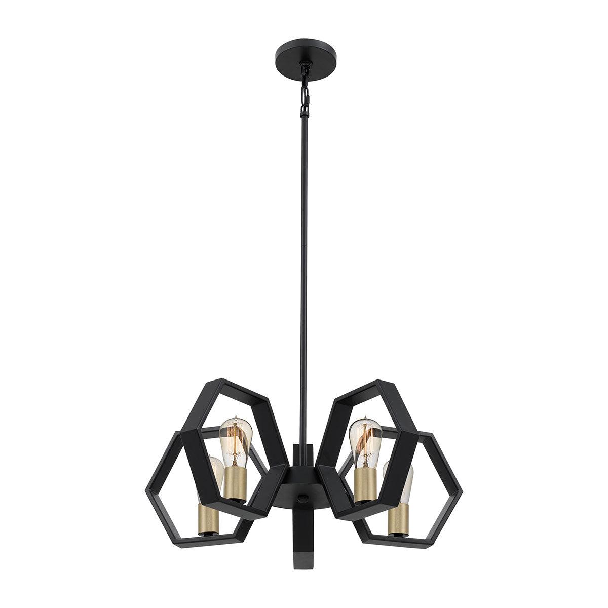 Elstead Lighting - QZ-BISMARCK5-EK - Quoizel Chandelier from the Bismarck range. Bismarck 5 Light Chandelier Product Code = QZ-BISMARCK5-EK