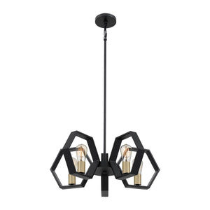 Elstead Lighting - QZ-BISMARCK5-EK - Quoizel Chandelier from the Bismarck range. Bismarck 5 Light Chandelier Product Code = QZ-BISMARCK5-EK