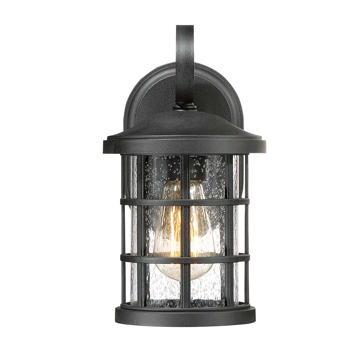 Elstead Lighting - QZ-CRUSADE-S-BLK - Outdoor Wall Light