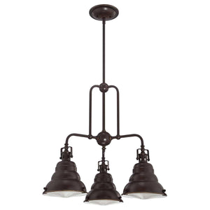 Elstead Lighting - QZ-EASTVALE3 - Quoizel Chandelier from the Eastvale range. Eastvale 3 Light Chandelier Product Code = QZ-EASTVALE3