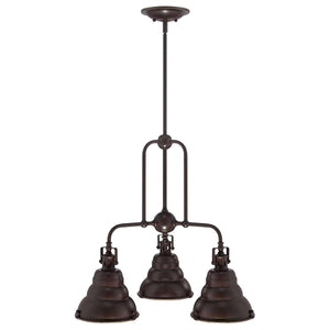 Elstead Lighting - QZ-EASTVALE3 - Quoizel Chandelier from the Eastvale range. Eastvale 3 Light Chandelier Product Code = QZ-EASTVALE3