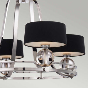 Elstead Lighting - QZ-GOTHAM4 - Quoizel Chandelier from the Gotham range. Gotham 4 Light Chandelier Product Code = QZ-GOTHAM4