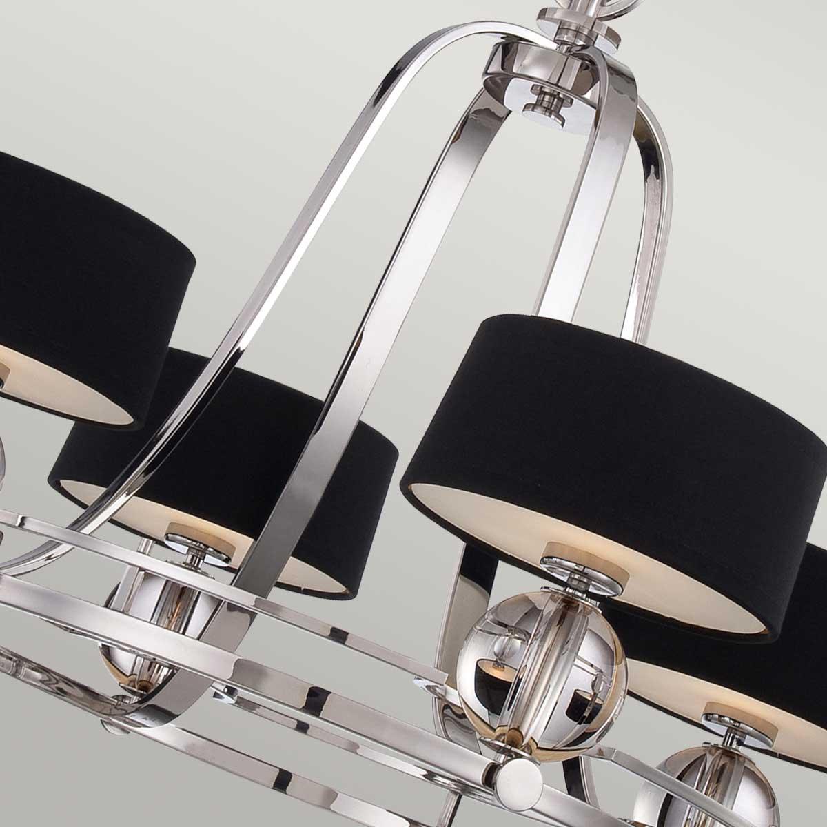 Elstead Lighting - QZ-GOTHAM4 - Quoizel Chandelier from the Gotham range. Gotham 4 Light Chandelier Product Code = QZ-GOTHAM4