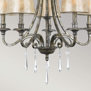 Elstead Lighting - QZ-KENDRA5 - Quoizel Chandelier from the Kendra range. Kendra 5 Light Chandelier Product Code = QZ-KENDRA5