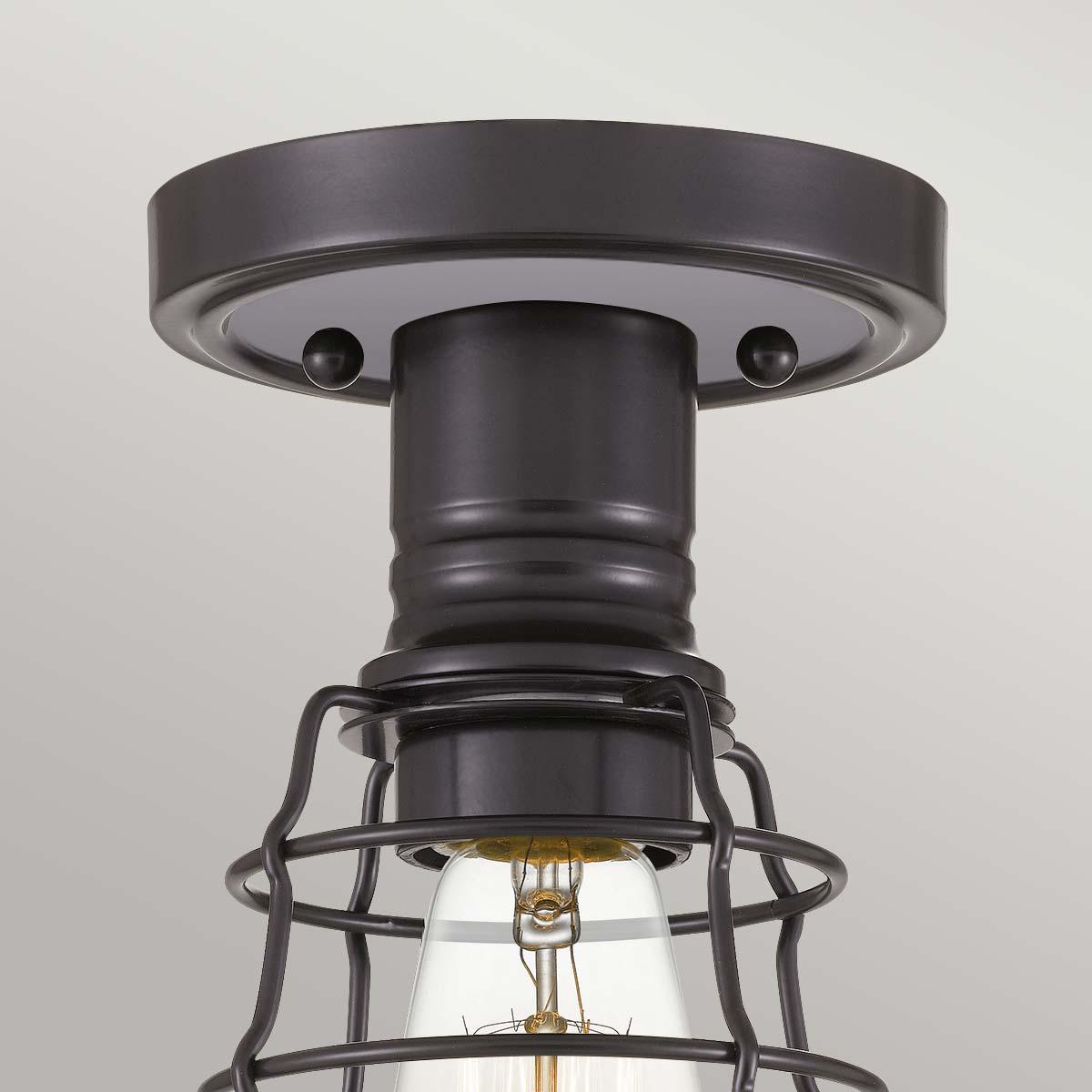 Elstead Lighting - QZ-MIXON-SF-PN - Ceiling Semi-Flush