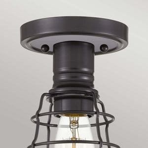 Elstead Lighting - QZ-MIXON-SF-PN - Ceiling Semi-Flush