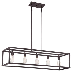 Elstead Lighting - QZ-NEW-HARBOR-ISLE - Quoizel Chandelier from the New Harbor range. New Harbor 5 Light Island Chandelier Product Code = QZ-NEW-HARBOR-ISLE