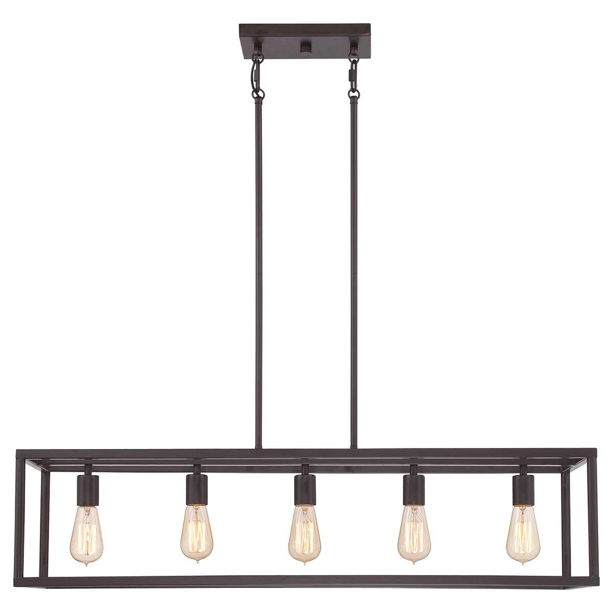 Elstead Lighting - QZ-NEW-HARBOR-ISLE - Quoizel Chandelier from the New Harbor range. New Harbor 5 Light Island Chandelier Product Code = QZ-NEW-HARBOR-ISLE