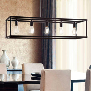 Elstead Lighting - QZ-NEW-HARBOR-ISLE - Quoizel Chandelier from the New Harbor range. New Harbor 5 Light Island Chandelier Product Code = QZ-NEW-HARBOR-ISLE