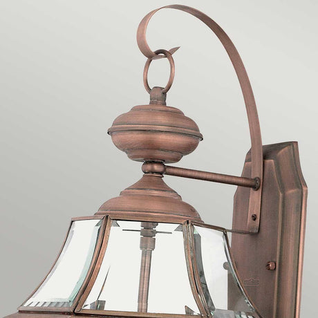 Elstead Lighting - QZ-NEWBURY2-L-AC - Quoizel Outdoor Wall Light from the Newbury range. Newbury 2 Light Large Wall Lantern Product Code = QZ-NEWBURY2-L-AC