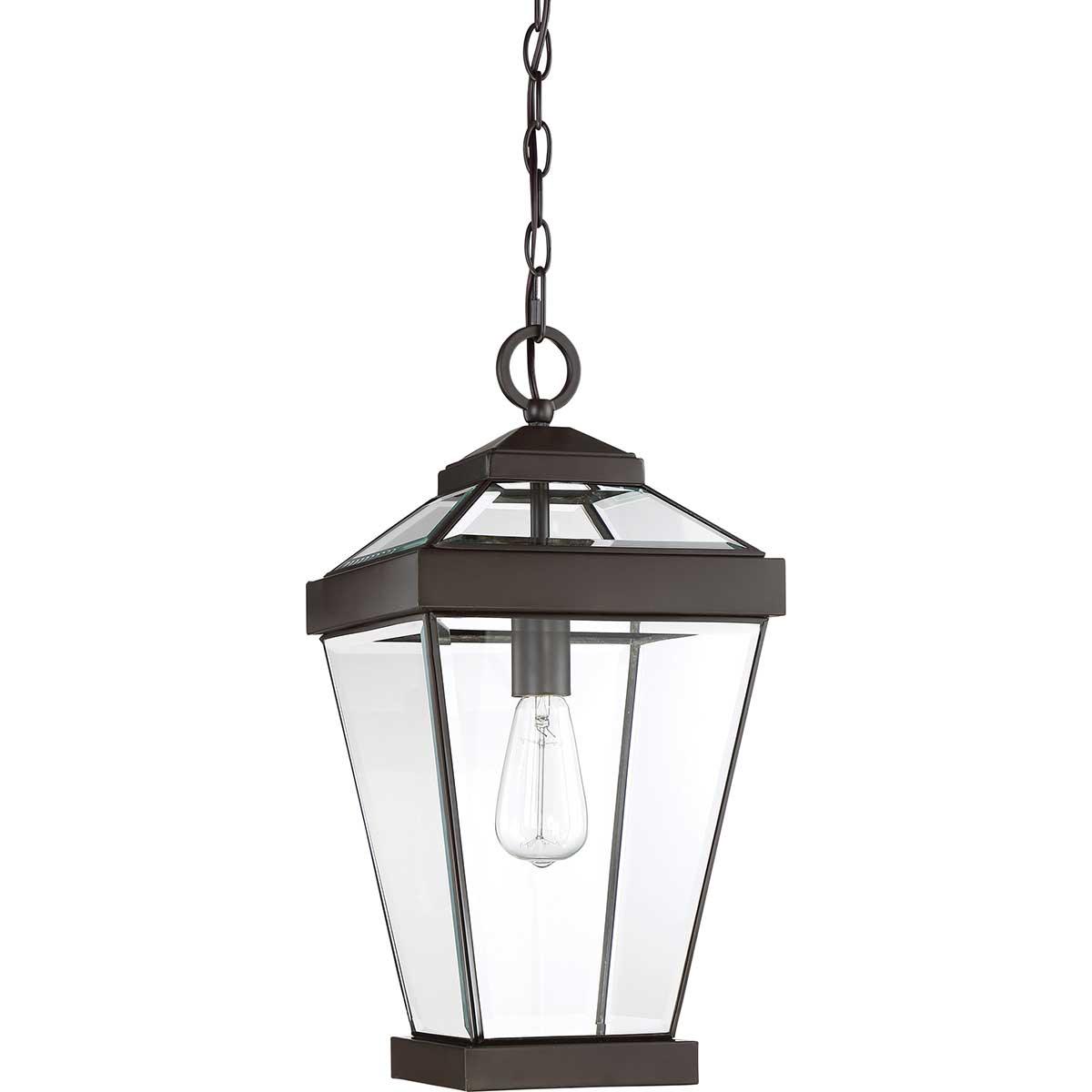 Elstead Lighting - QZ-RAVINE8-L - Quoizel Outdoor Hanging from the Ravine range. Ravine Large Chain Lantern Product Code = QZ-RAVINE8-L