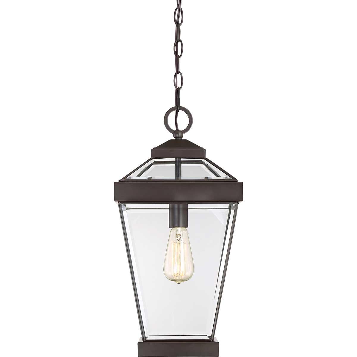 Elstead Lighting - QZ-RAVINE8-L - Quoizel Outdoor Hanging from the Ravine range. Ravine Large Chain Lantern Product Code = QZ-RAVINE8-L