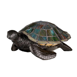 Elstead Lighting - QZ-SAWBACK-TL - Quoizel Table Lamp from the Tiffany Animal Lamps range. Tiffany Animal Lamps Sawback Turtle Lamp Product Code = QZ-SAWBACK-TL