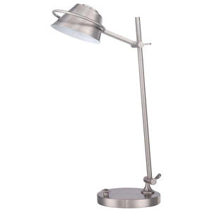 Elstead Lighting - QZ-SPENCER-TL-BN - Quoizel Table Lamp from the Spencer range. Spencer LED Table Lamp in Brushed Nickel Product Code = QZ-SPENCER-TL-BN