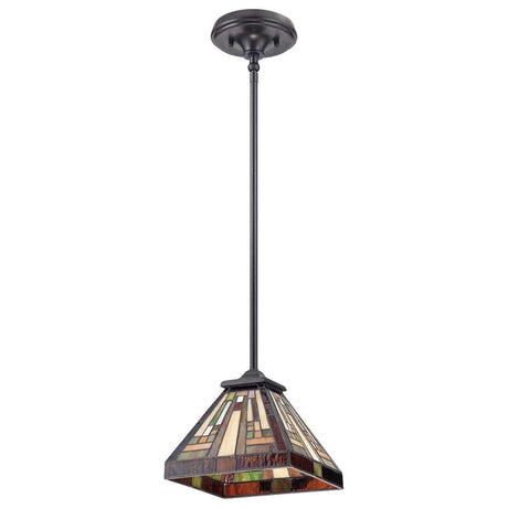 Elstead Lighting - QZ-STEPHEN-MP - Quoizel Pendant from the Stephen range. Stephen 1 Light Rod Hung Mini Pendant Product Code = QZ-STEPHEN-MP