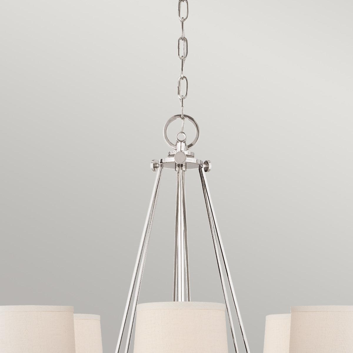 Elstead Lighting - QZ-SUTTON-PLACE6 - Quoizel Chandelier from the Sutton Place range. Sutton Place 6 Light Chandelier Product Code = QZ-SUTTON-PLACE6