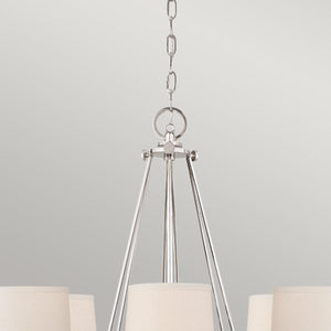 Elstead Lighting - QZ-SUTTON-PLACE6 - Quoizel Chandelier from the Sutton Place range. Sutton Place 6 Light Chandelier Product Code = QZ-SUTTON-PLACE6