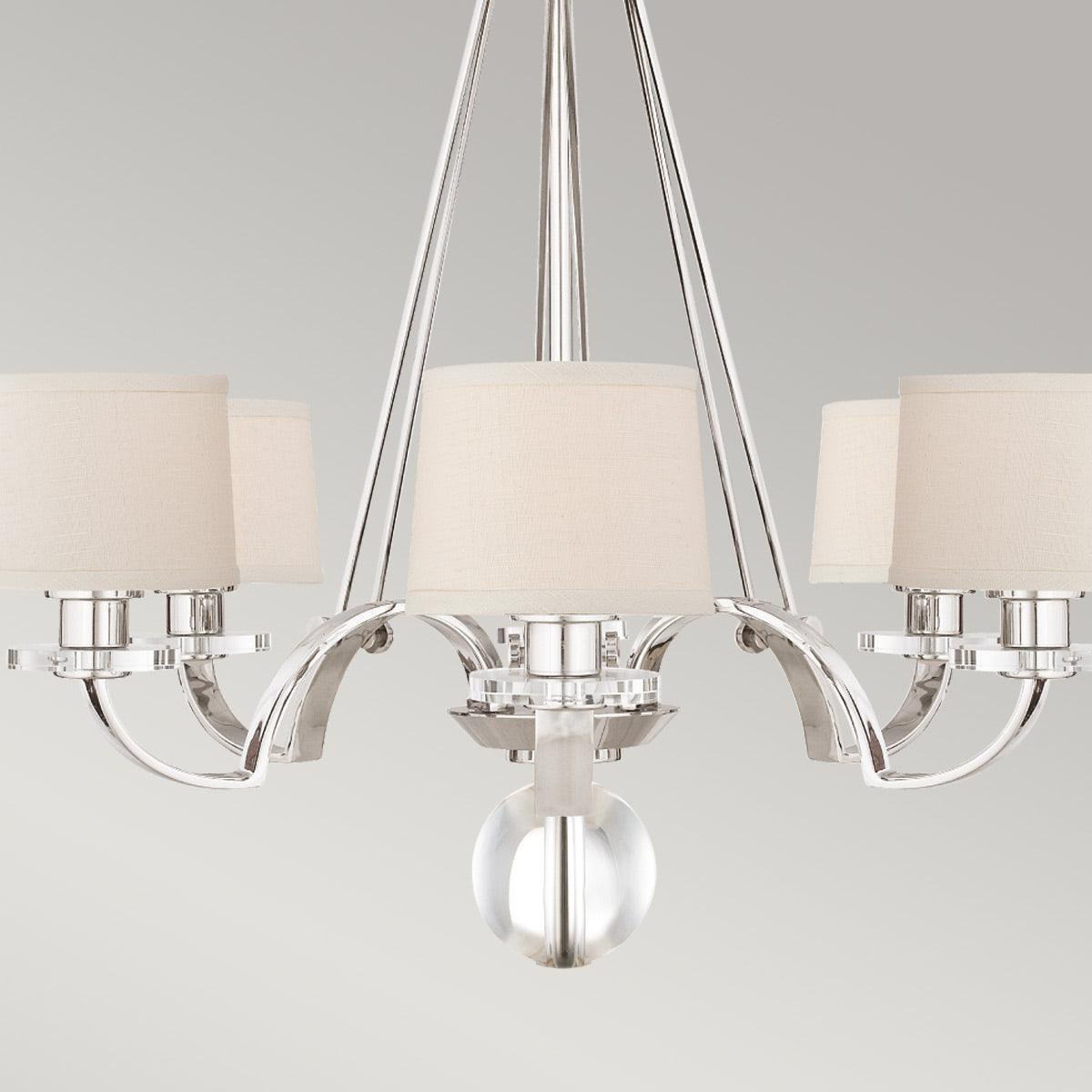 Elstead Lighting - QZ-SUTTON-PLACE6 - Quoizel Chandelier from the Sutton Place range. Sutton Place 6 Light Chandelier Product Code = QZ-SUTTON-PLACE6