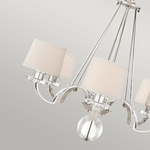 Elstead Lighting - QZ-SUTTON-PLACE6 - Quoizel Chandelier from the Sutton Place range. Sutton Place 6 Light Chandelier Product Code = QZ-SUTTON-PLACE6