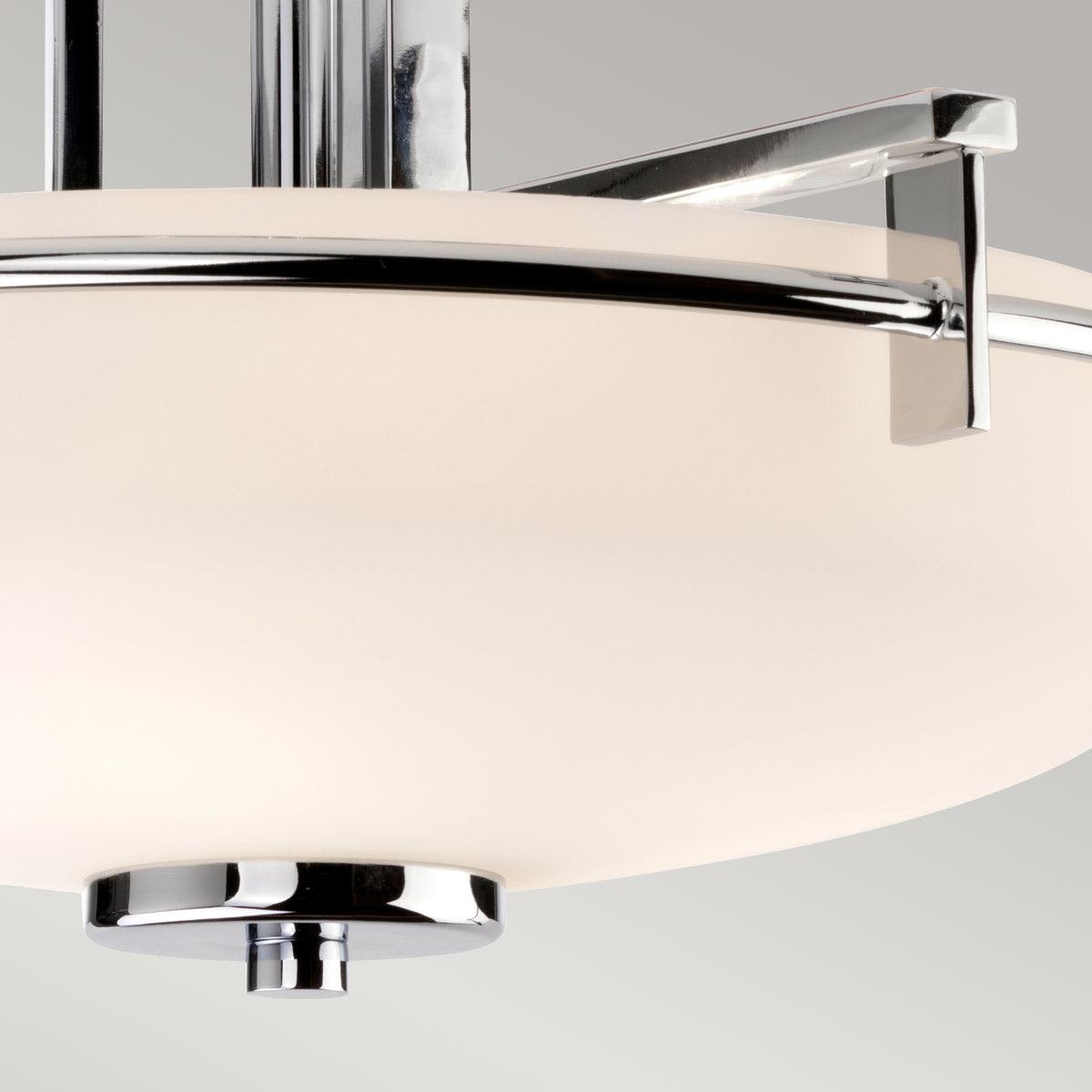 Elstead Lighting - QZ-TAYLOR-SFBATH - Quoizel Ceiling Semi-Flush from the Taylor range. Taylor 3 Light Semi-Flush Light Product Code = QZ-TAYLOR-SFBATH