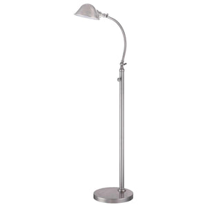 Elstead Lighting - QZ-THOMPSON-FLBN - Quoizel Floor Lamp from the Thompson range. Thompson LED Floor Lamp in Brushed Nickel Product Code = QZ-THOMPSON-FLBN