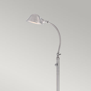 Elstead Lighting - QZ-THOMPSON-FLBN - Quoizel Floor Lamp from the Thompson range. Thompson LED Floor Lamp in Brushed Nickel Product Code = QZ-THOMPSON-FLBN