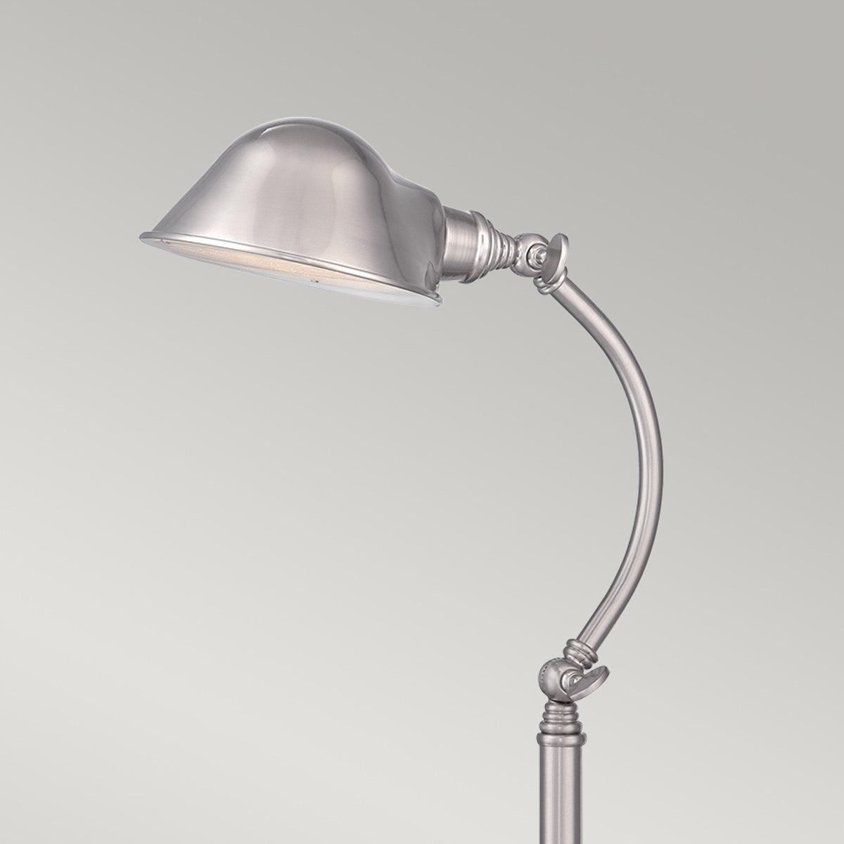 Elstead Lighting - QZ-THOMPSON-TLBN - Quoizel Table Lamp from the Thompson range. Thompson LED Table Lamp in Brushed Nickel Product Code = QZ-THOMPSON-TLBN