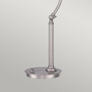 Elstead Lighting - QZ-THOMPSON-TLBN - Quoizel Table Lamp from the Thompson range. Thompson LED Table Lamp in Brushed Nickel Product Code = QZ-THOMPSON-TLBN