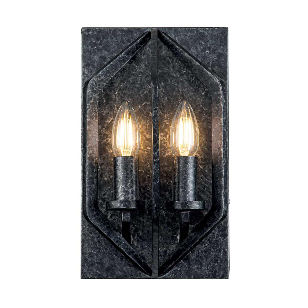 Elstead Lighting - QZ-VANGUARD2-OK - Quoizel Wall Light from the Vanguard range. Vanguard 2 Light Wall Light Product Code = QZ-VANGUARD2-OK