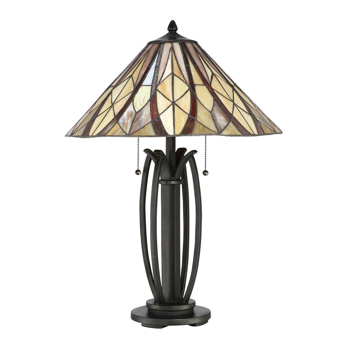 Elstead Lighting - QZ-VICTORY-TL - Quoizel Table Lamp from the Victory range. 2 Light Victory Table Lamp Product Code = QZ-VICTORY-TL